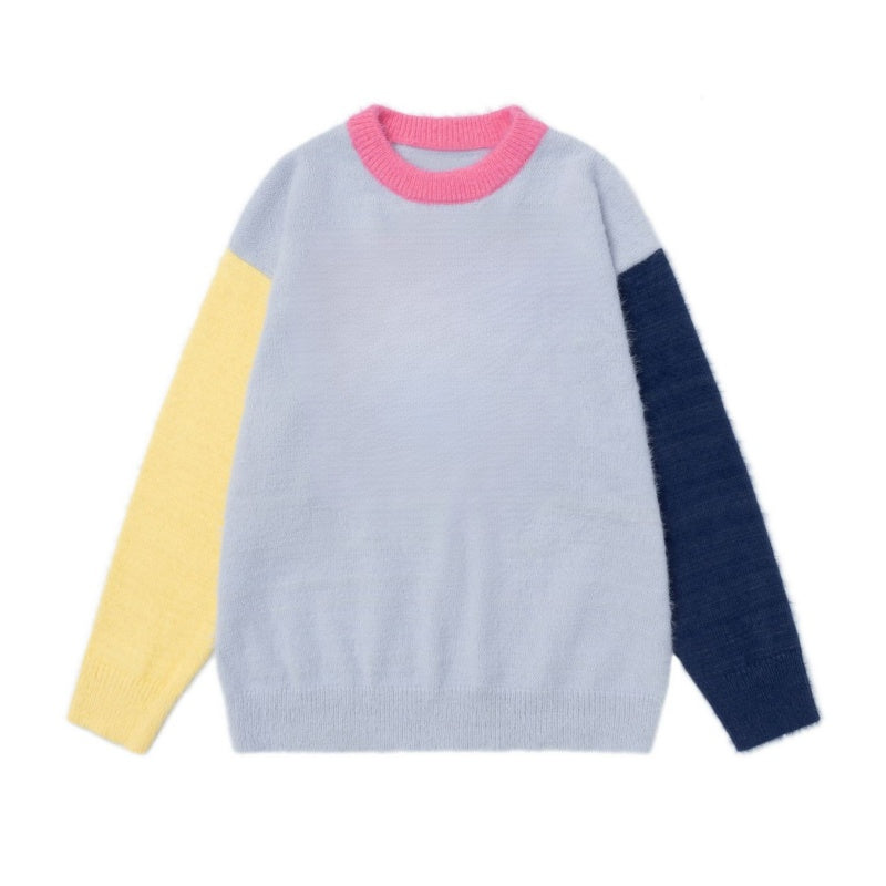 Colorblock Cozy Knit Sweater
